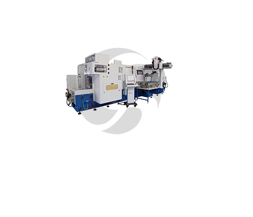 Single crystal silicon rod cutting and grinding compound processing machine